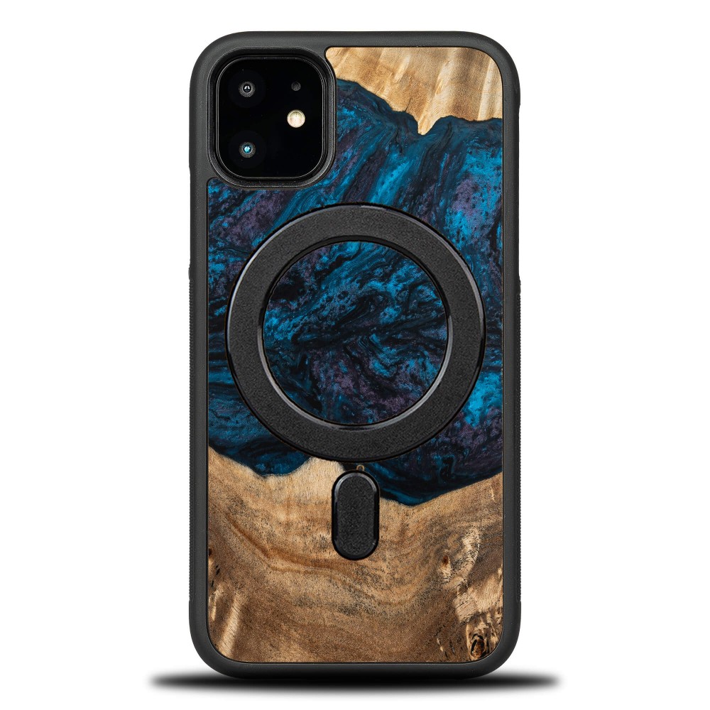 Etui Bewood Unique na iPhone 11 - Planets - Neptun z MagSafe (1)