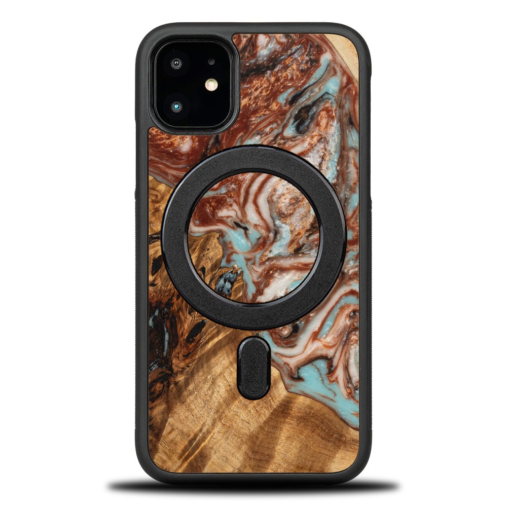 Etui Bewood Unique na iPhone 11 - Planets - Jowisz z MagSafe (1)