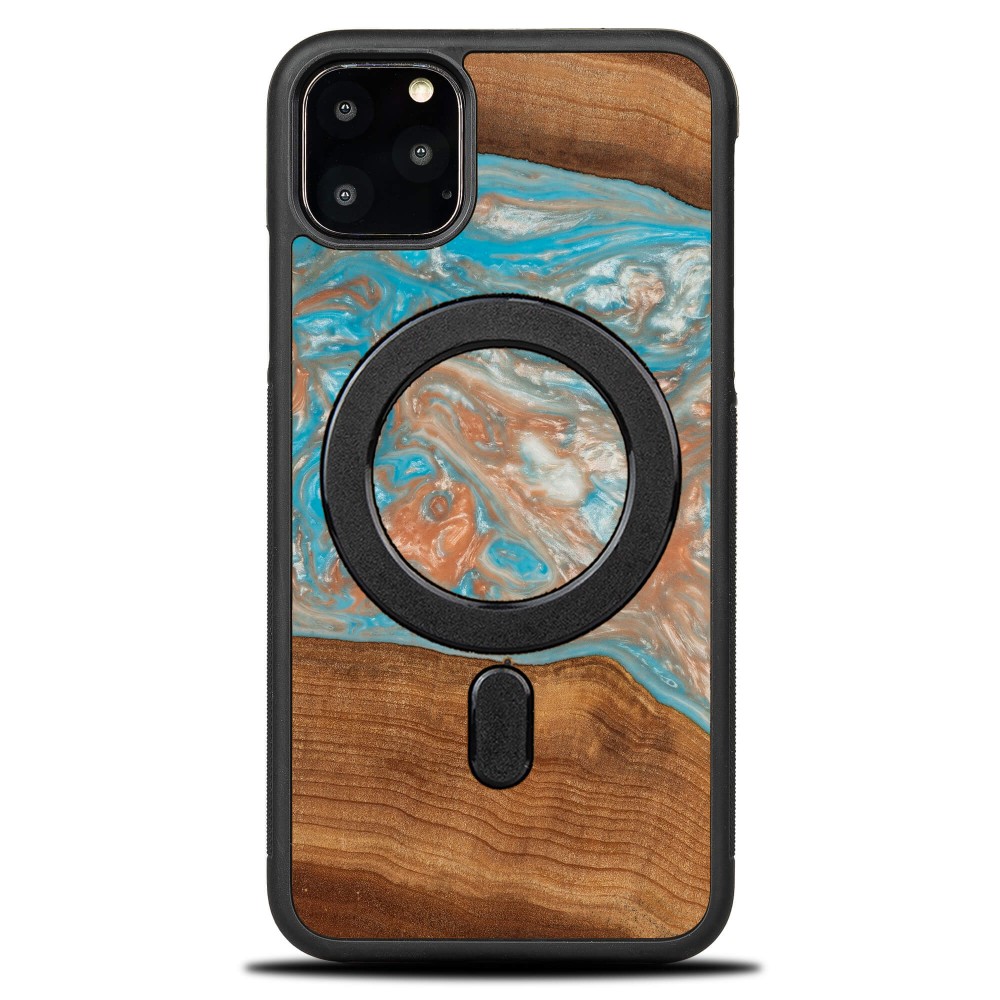 Etui Bewood Unique na iPhone 11 Pro Max - Planets - Saturn z MagSafe (1)
