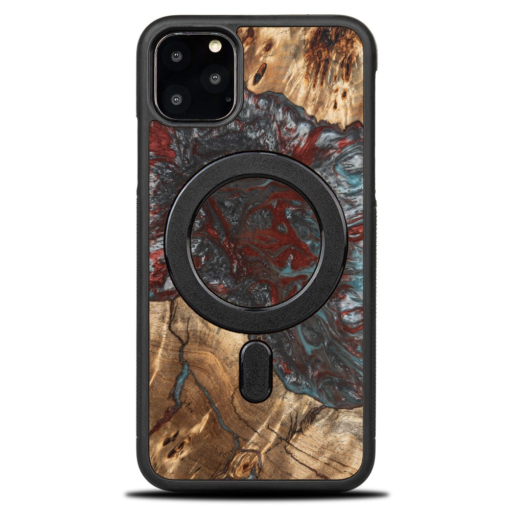 Etui Bewood Unique na iPhone 11 Pro Max - Planets - Pluton z MagSafe (1)