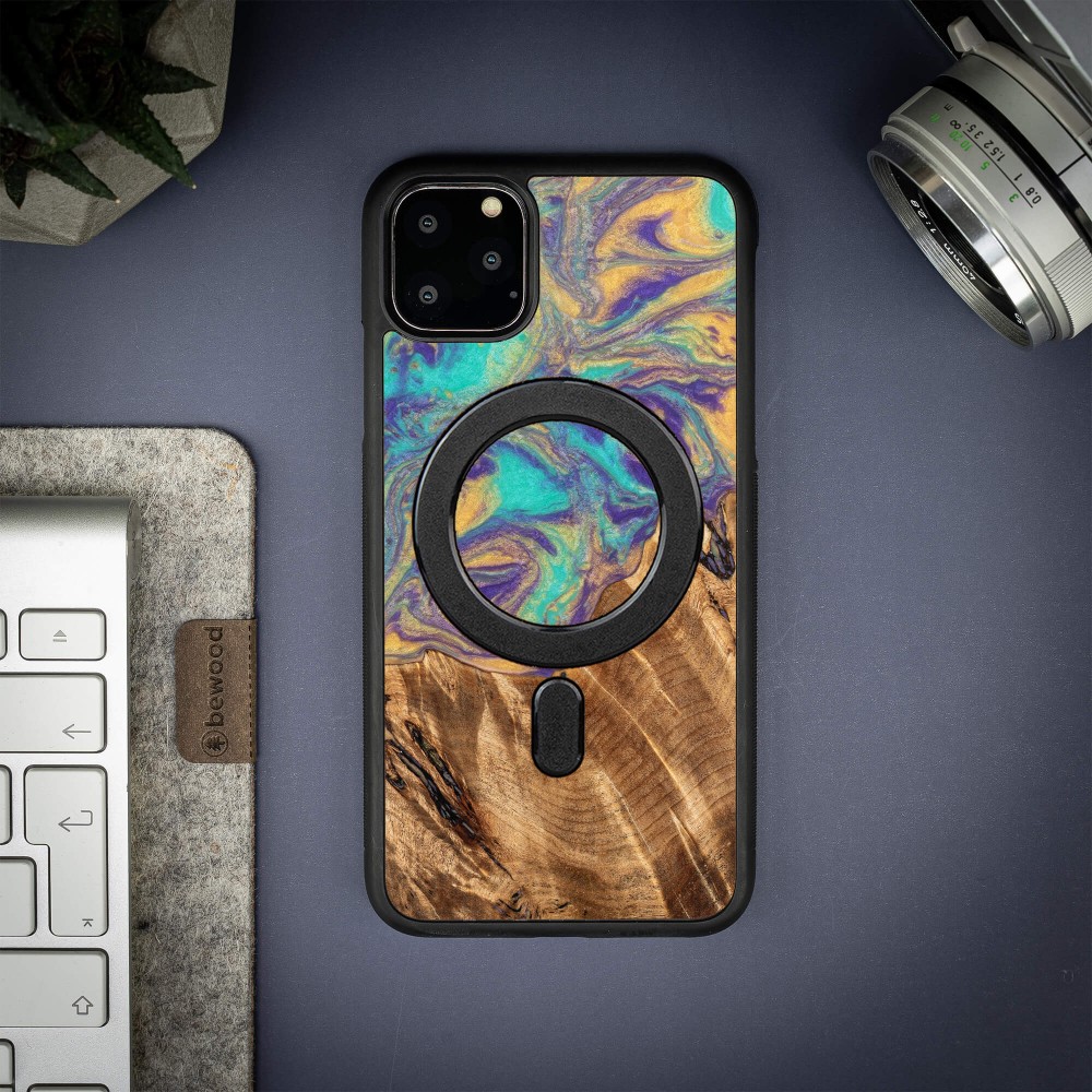 Etui Bewood Unique na iPhone 11 Pro Max - Planets - Merkury z MagSafe (3)