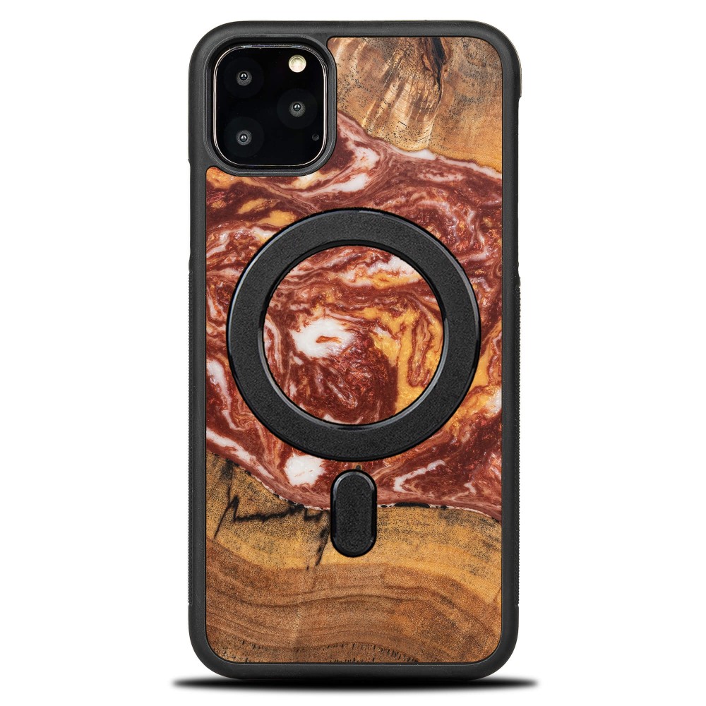Etui Bewood Unique na iPhone 11 Pro Max - Planets - Mars z MagSafe (1)