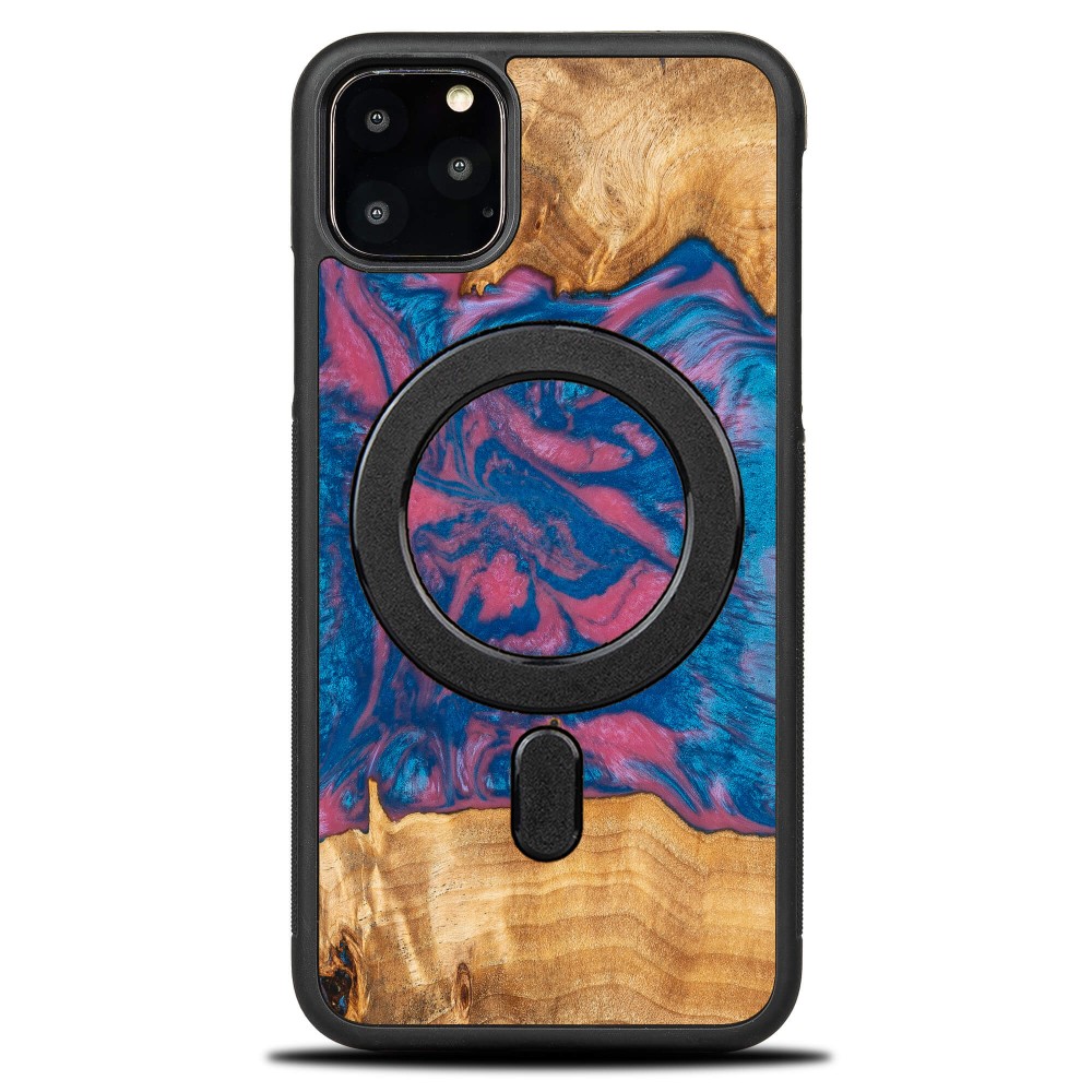Etui Bewood Unique na iPhone 11 Pro Max - Neons - Vegas z MagSafe (1)