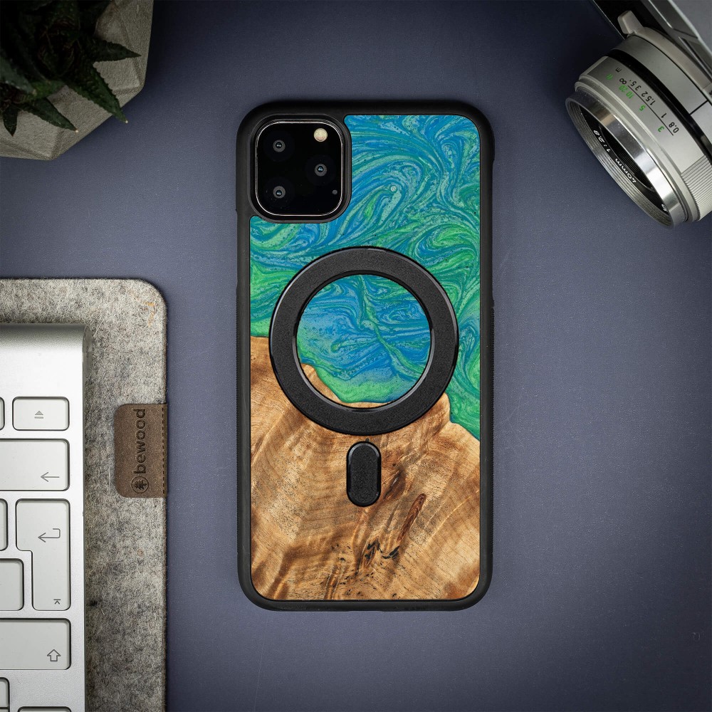 Etui Bewood Unique na iPhone 11 Pro Max - Neons - Tokyo z MagSafe (3)