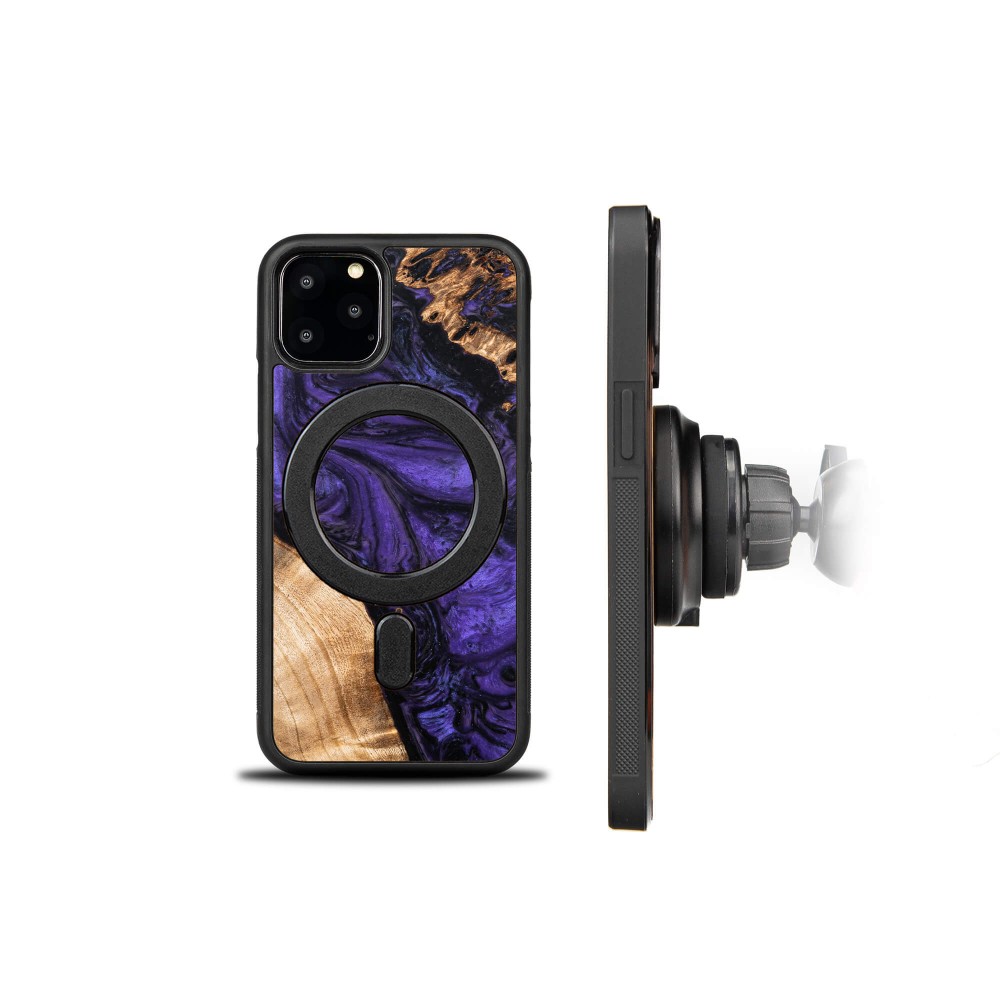 Etui Bewood Unique na iPhone 11 Pro - Violet z MagSafe (2)