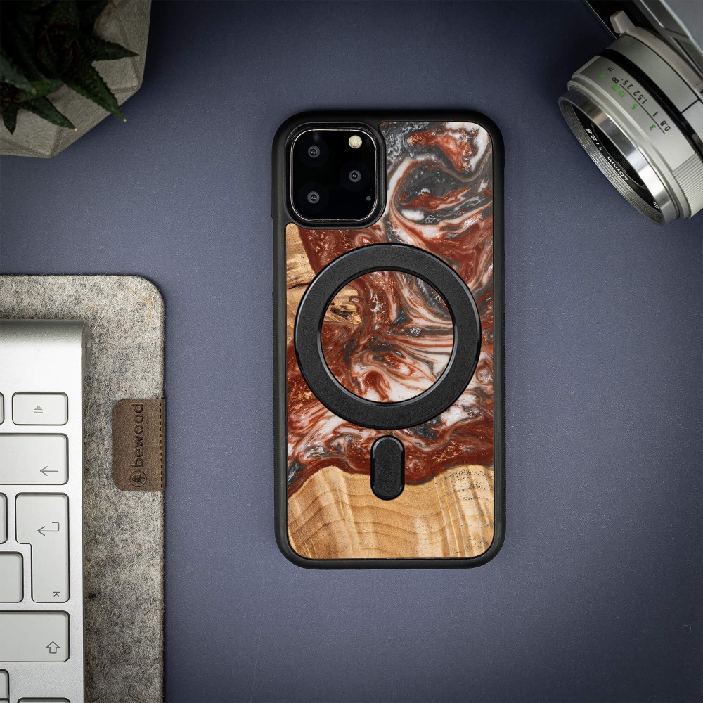 Etui Bewood Unique na iPhone 11 Pro - Planets - Wenus z MagSafe (3)