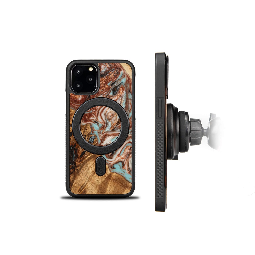 Etui Bewood Unique na iPhone 11 Pro - Planets - Jowisz z MagSafe (2)