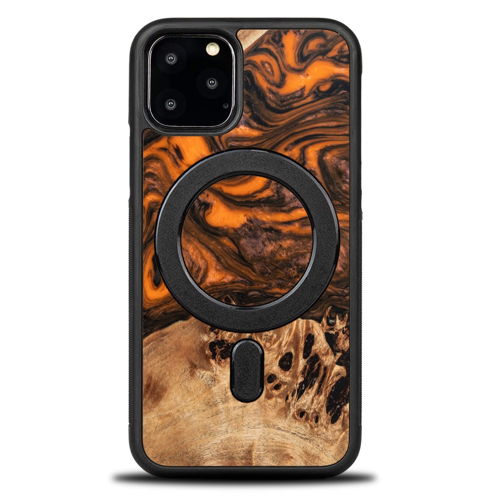 Etui Bewood Unique na iPhone 11 Pro - Orange z MagSafe (1)