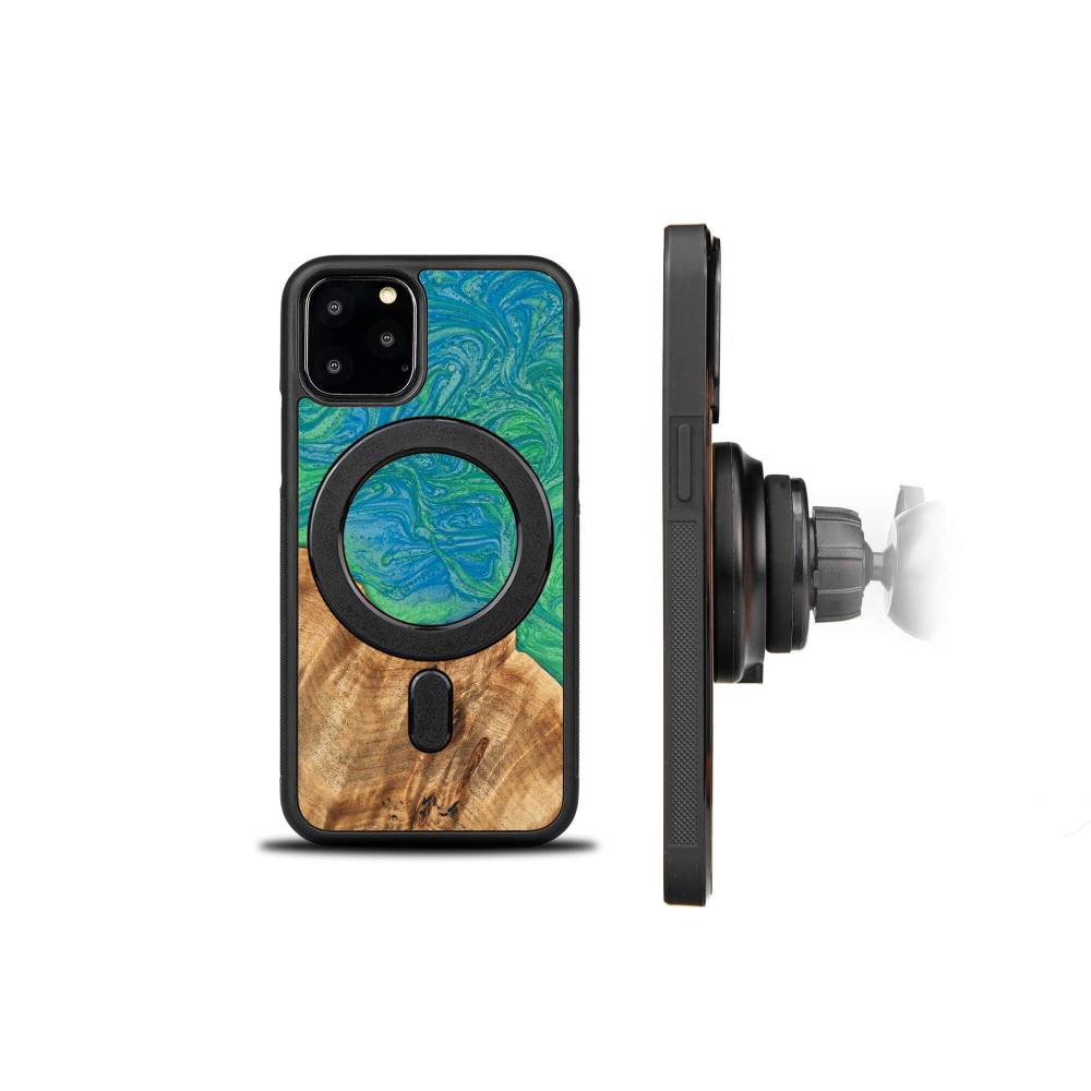 Etui Bewood Unique na iPhone 11 Pro - Neons - Tokyo z MagSafe (2)