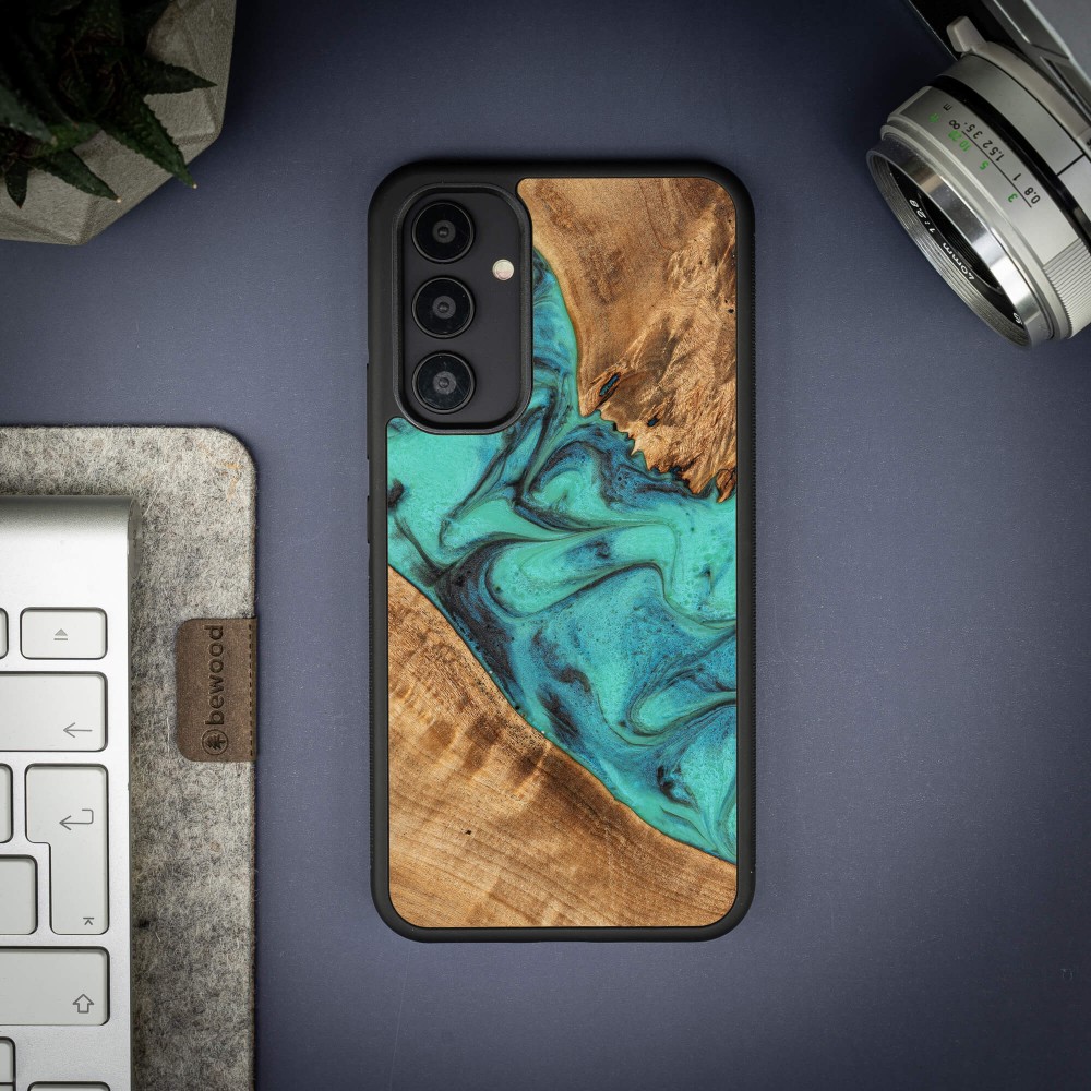 Etui Bewood Unique na Samsung Galaxy A54 5G - Turquoise (2)