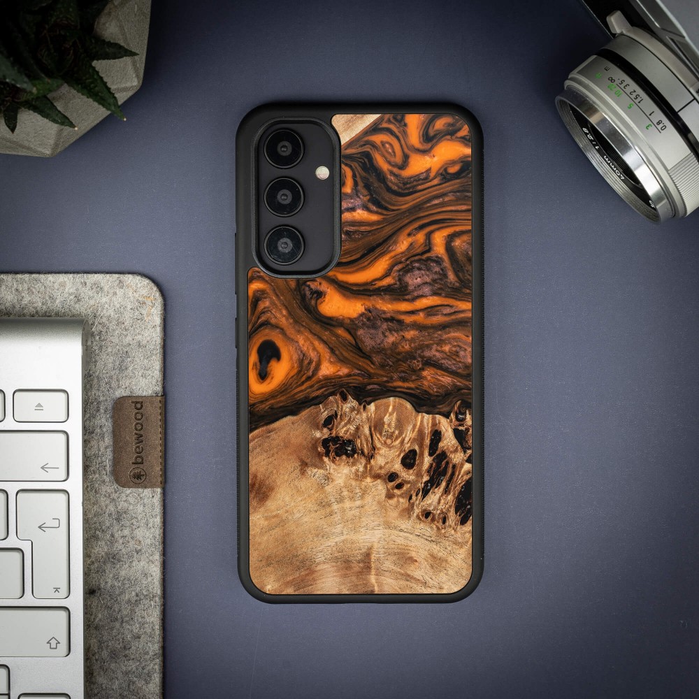 Etui Bewood Unique na Samsung Galaxy A54 5G - Orange (2)