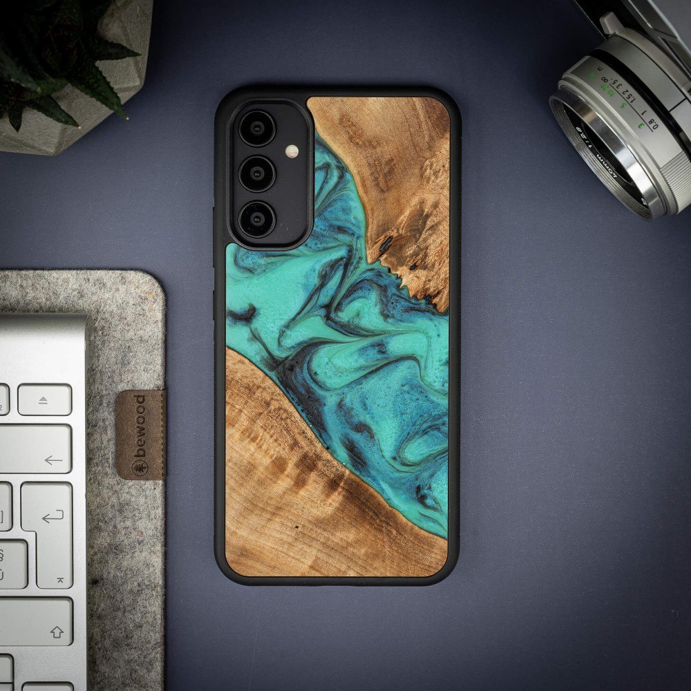 Etui Bewood Unique na Samsung Galaxy A34 5G - Turquoise (3)