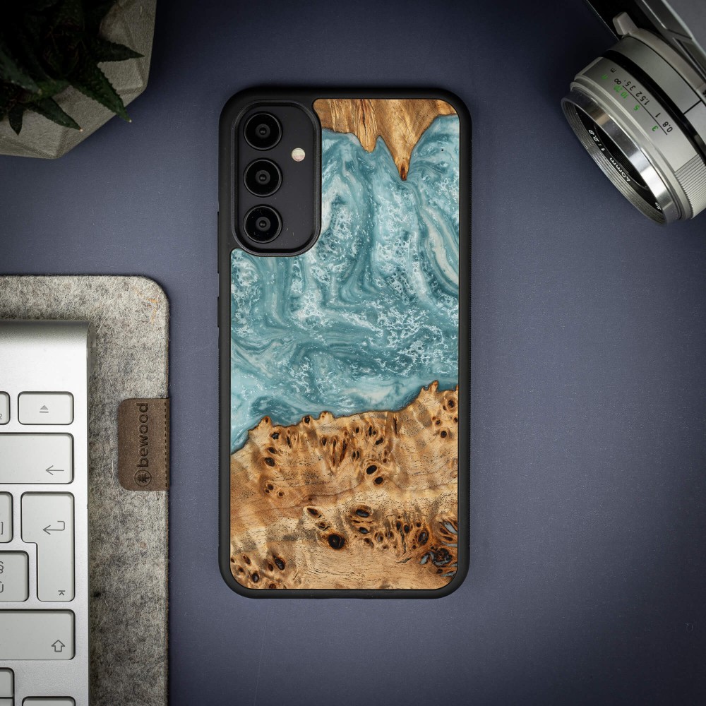Etui Bewood Unique na Samsung Galaxy A34 5G - Planets - Uran (3)