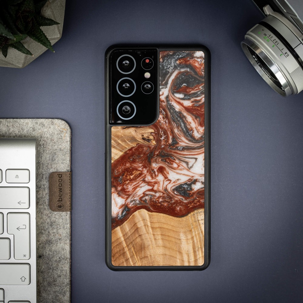 Etui Bewood Unique na Samsung Galaxy S21 Ultra - Planets - Wenus (3)