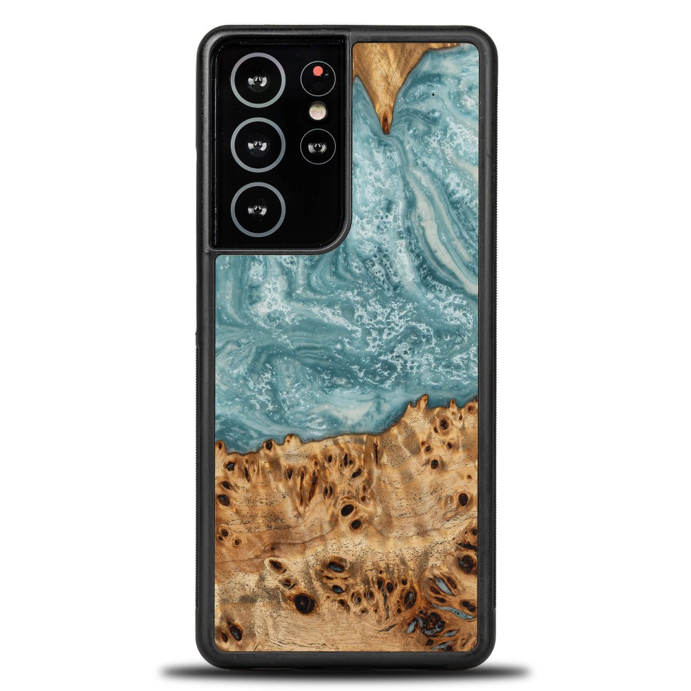 Etui Bewood Unique na Samsung Galaxy S21 Ultra - Planets - Uran (1)