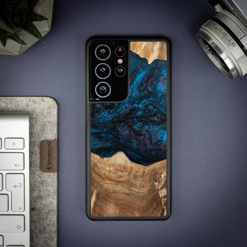 Etui Bewood Unique na Samsung Galaxy S21 Ultra - Planets - Neptun (3)