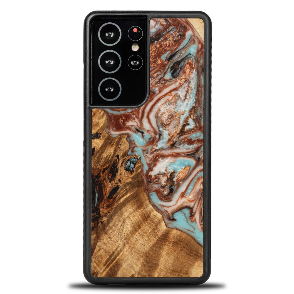Etui Bewood Unique na Samsung Galaxy S21 Ultra - Planets - Jowisz (1)