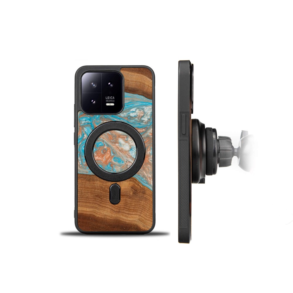 Etui Bewood Unique - Xiaomi 13 - Planets - Saturn (2)