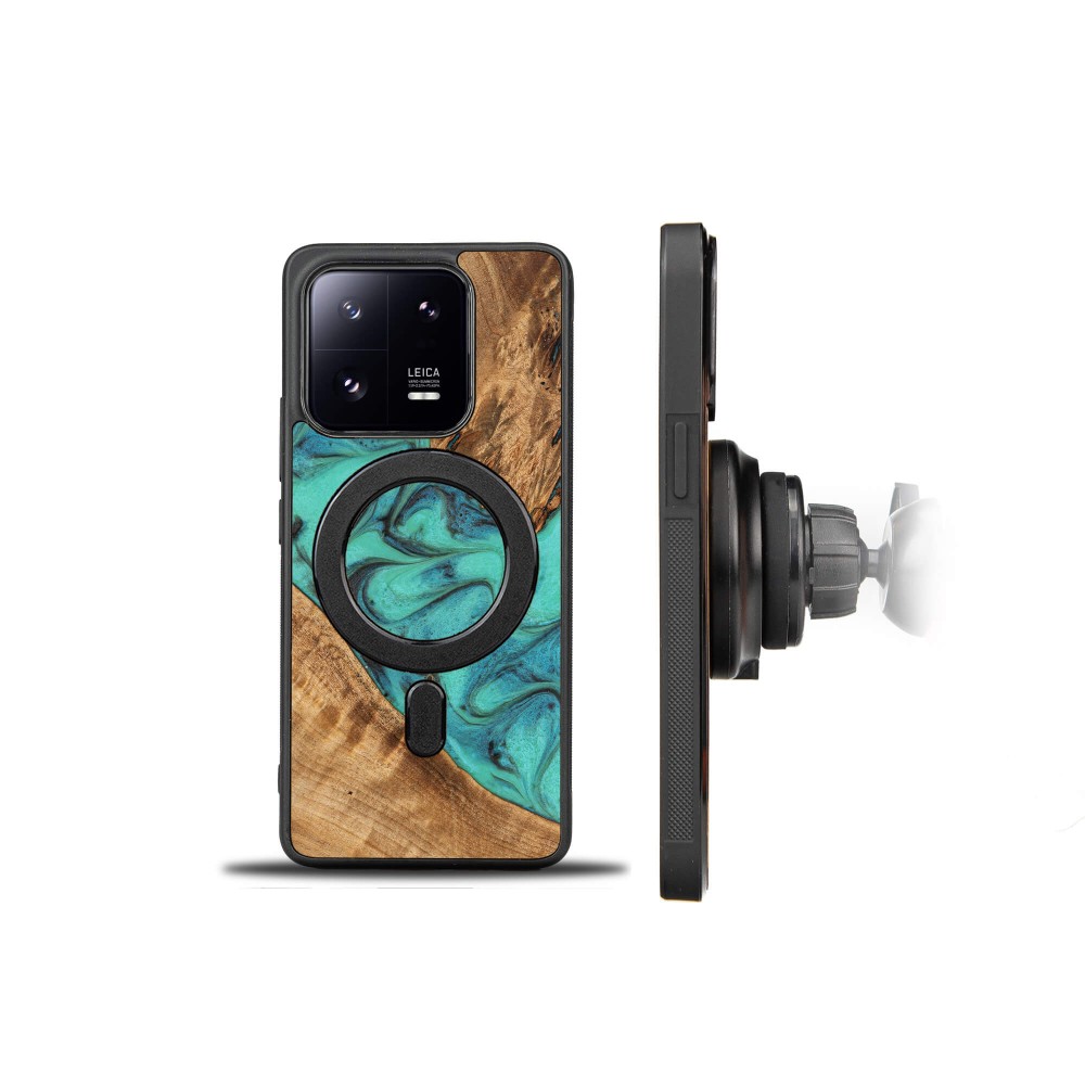 Etui Bewood Unique - Xiaomi 13 Pro - Turquoise (2)