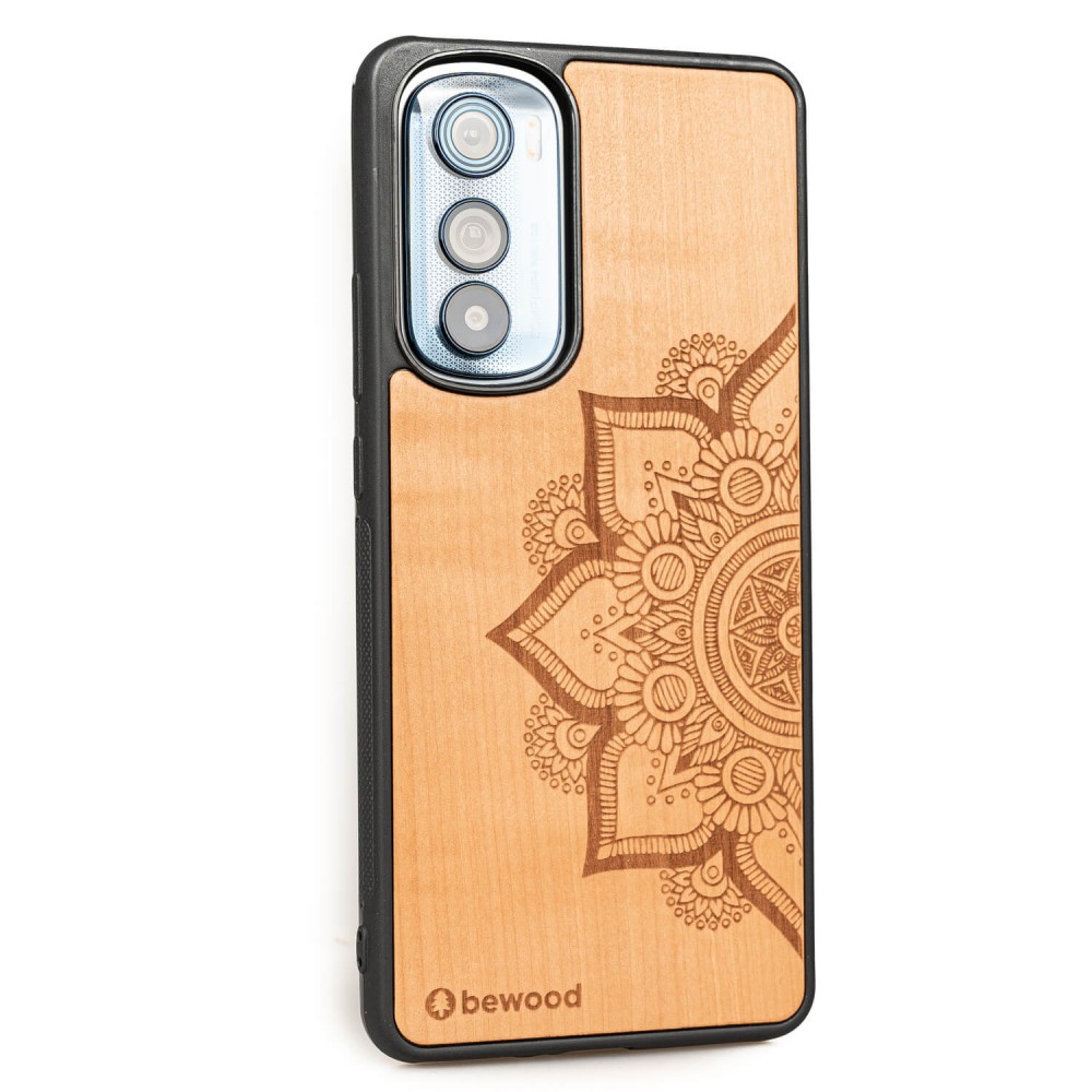Drewniane Etui Bewood Motorola Edge 30 MANDALA JABŁOŃ (2)