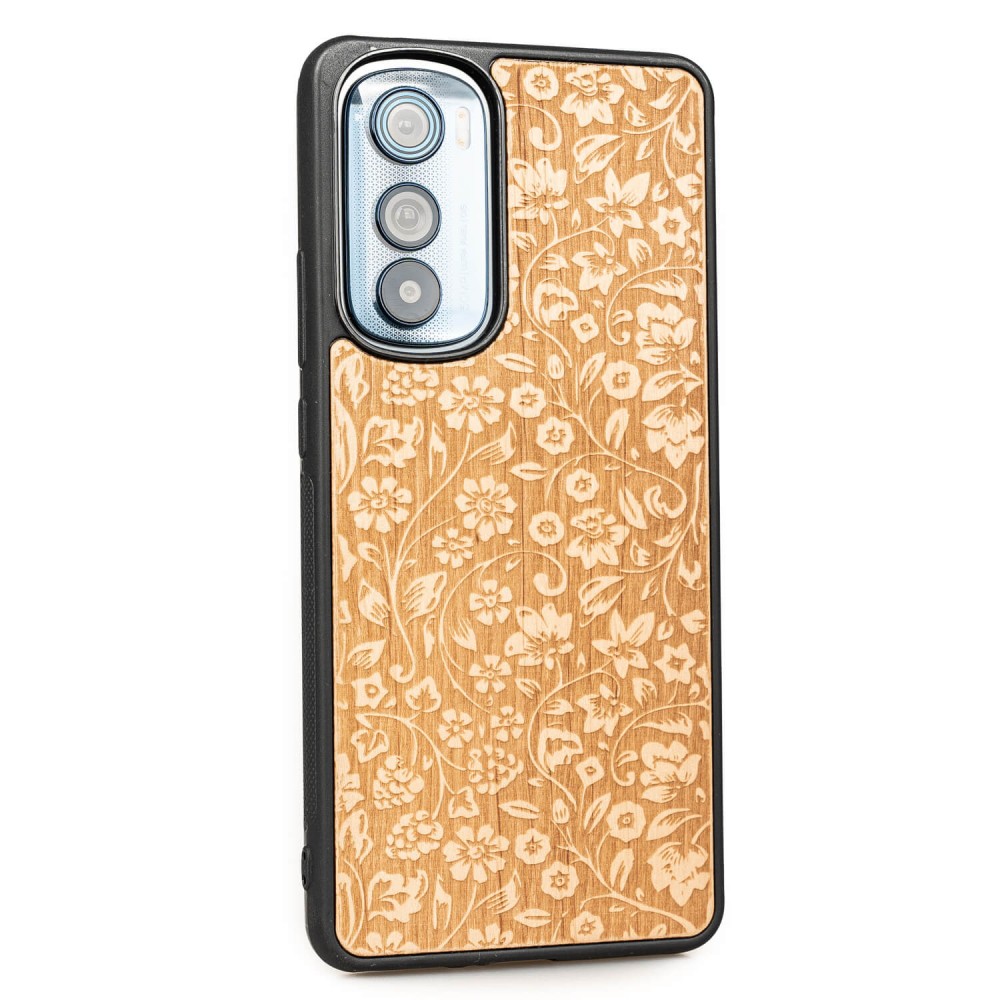 Drewniane Etui Bewood Motorola Edge 30 KWIATY POLNE ANIEGRE (2)
