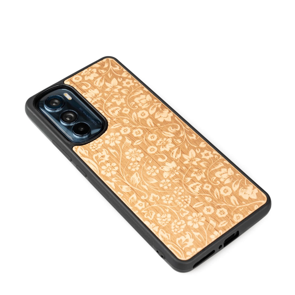 Drewniane Etui Bewood Motorola Edge 30 KWIATY POLNE ANIEGRE (3)