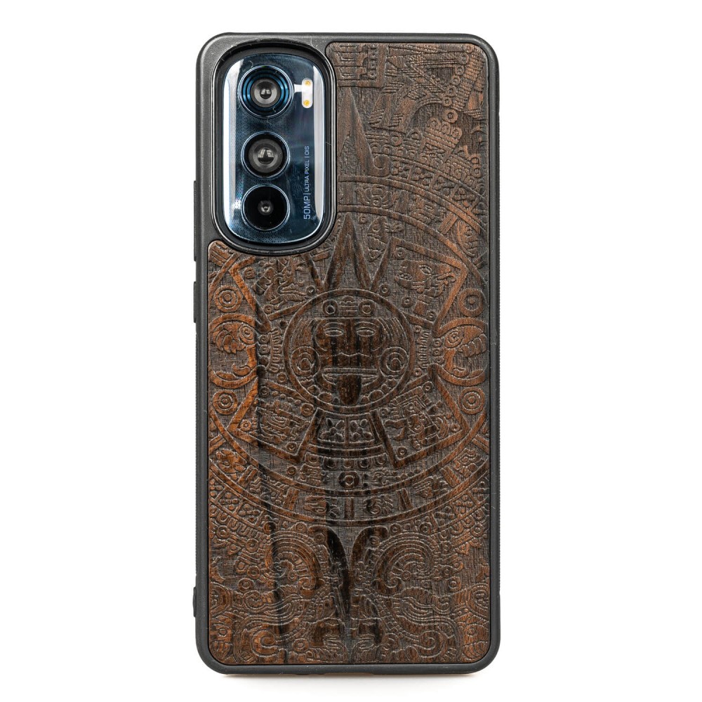 Drewniane Etui Bewood Motorola Edge 30 KALENDARZ AZTECKI ZIRICOTE (1)