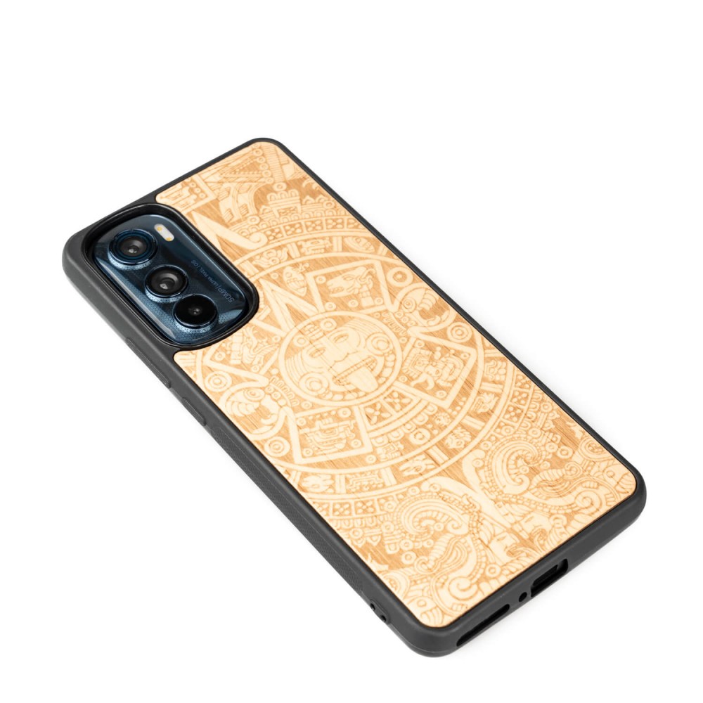 Drewniane Etui Bewood Motorola Edge 30 KALENDARZ AZTECKI ANIEGRE (3)