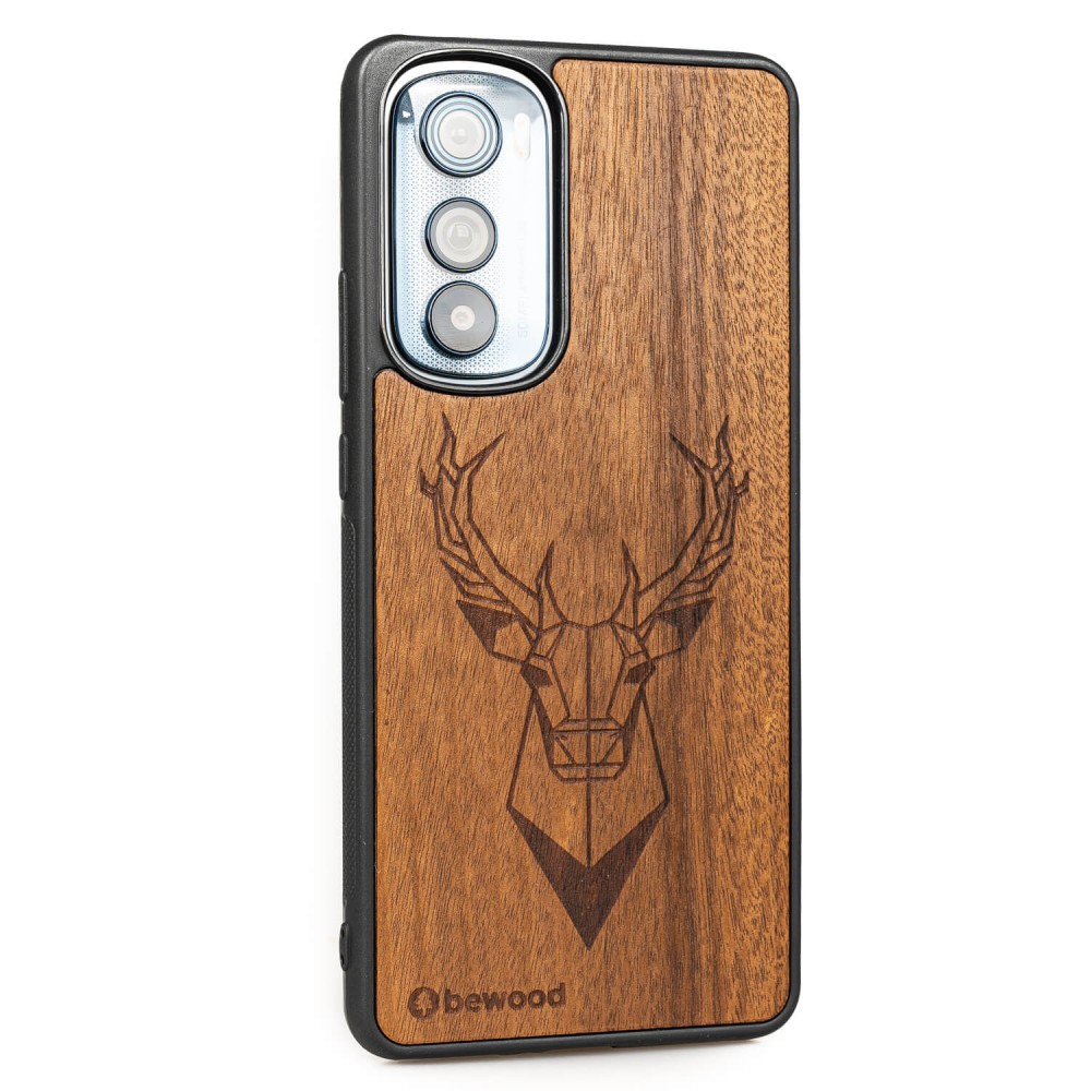 Motorola Edge 30 Deer Imbuia Bewood Wood Case (2)