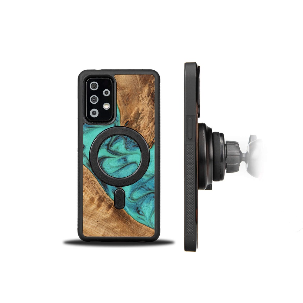 Etui Bewood Unique na Samsung Galaxy A52 5G / A52S 5G - Turquoise (2)