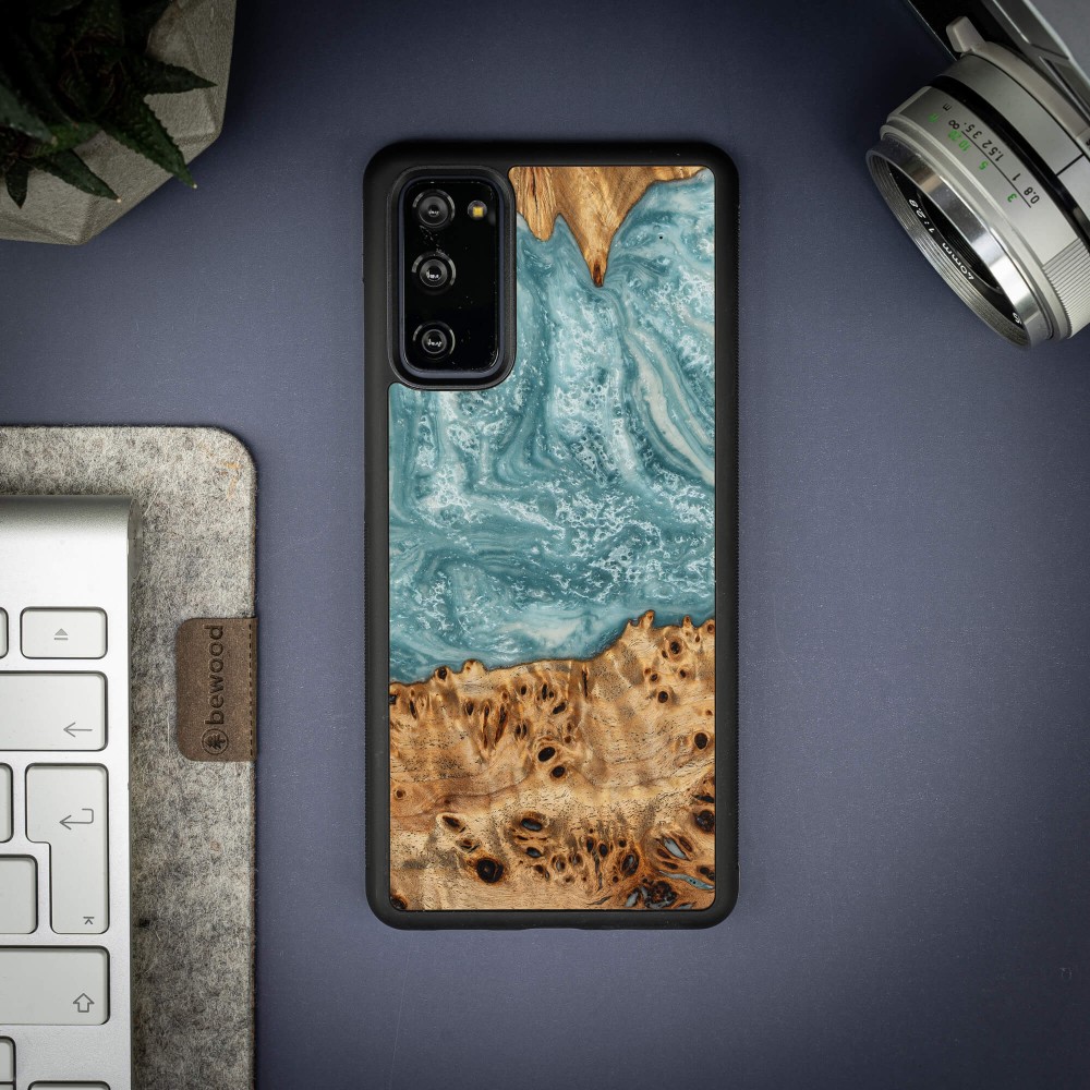 Etui Bewood Unique na Samsung Galaxy S20 FE - Planets - Uran (3)