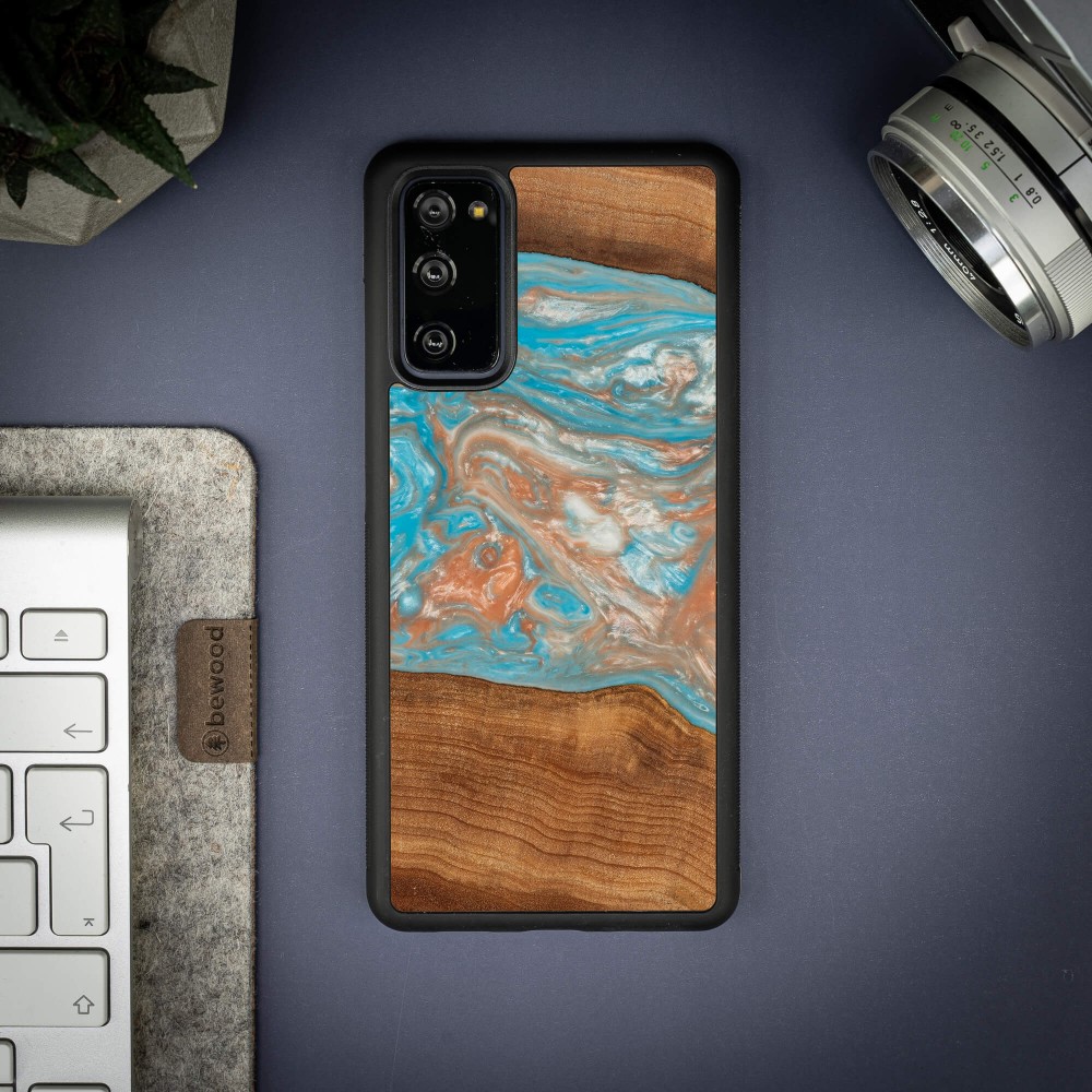Etui Bewood Unique na Samsung Galaxy S20 FE - Planets - Saturn (3)