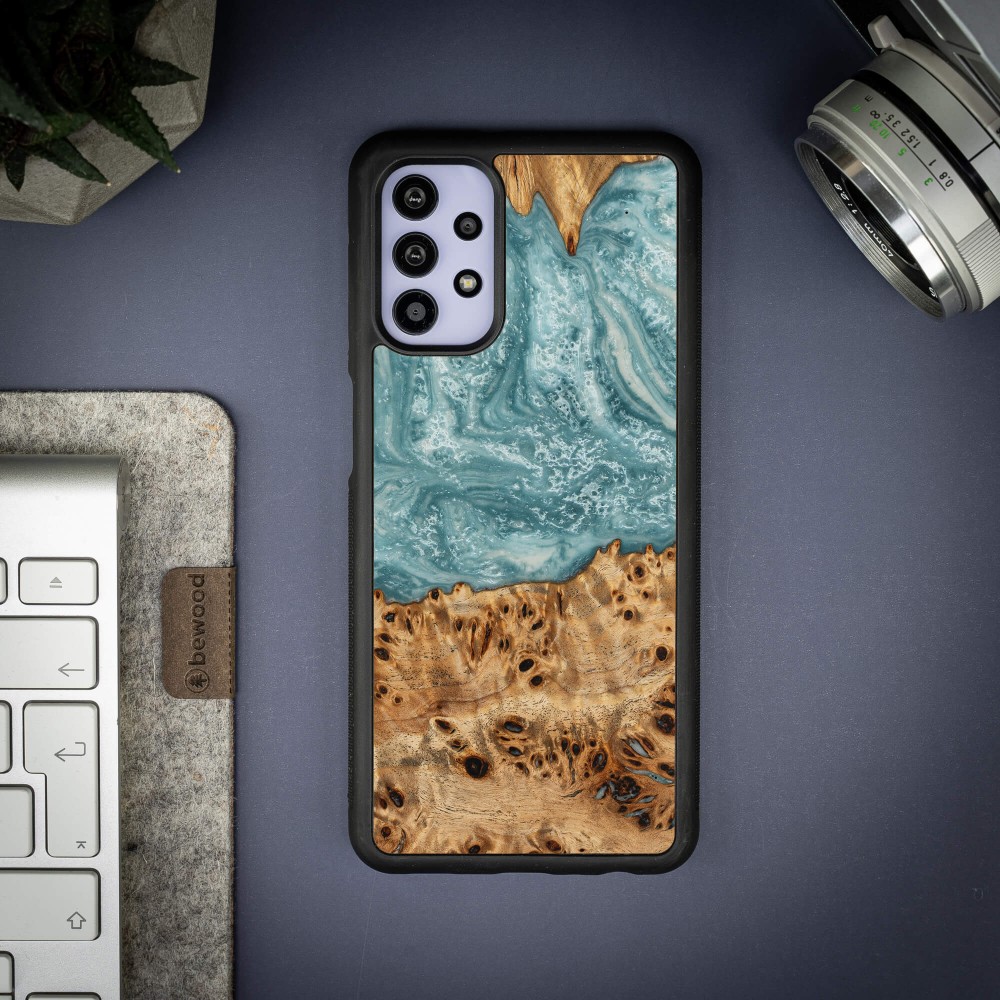 Etui Bewood Unique na Samsung Galaxy A32 5G - Planets - Uran (3)