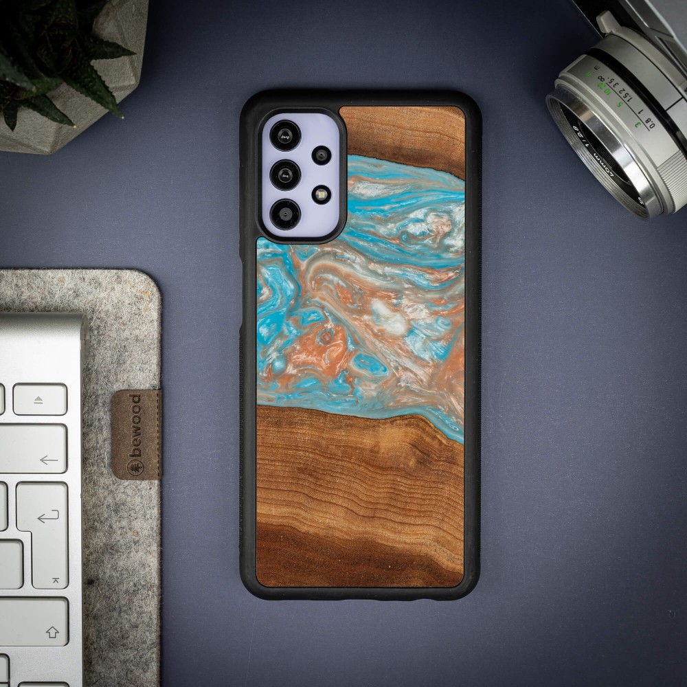 Etui Bewood Unique na Samsung Galaxy A32 5G - Planets - Saturn (3)