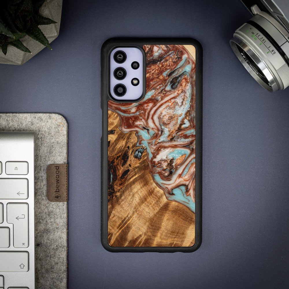 Etui Bewood Unique na Samsung Galaxy A32 5G - Planets - Jowisz (3)
