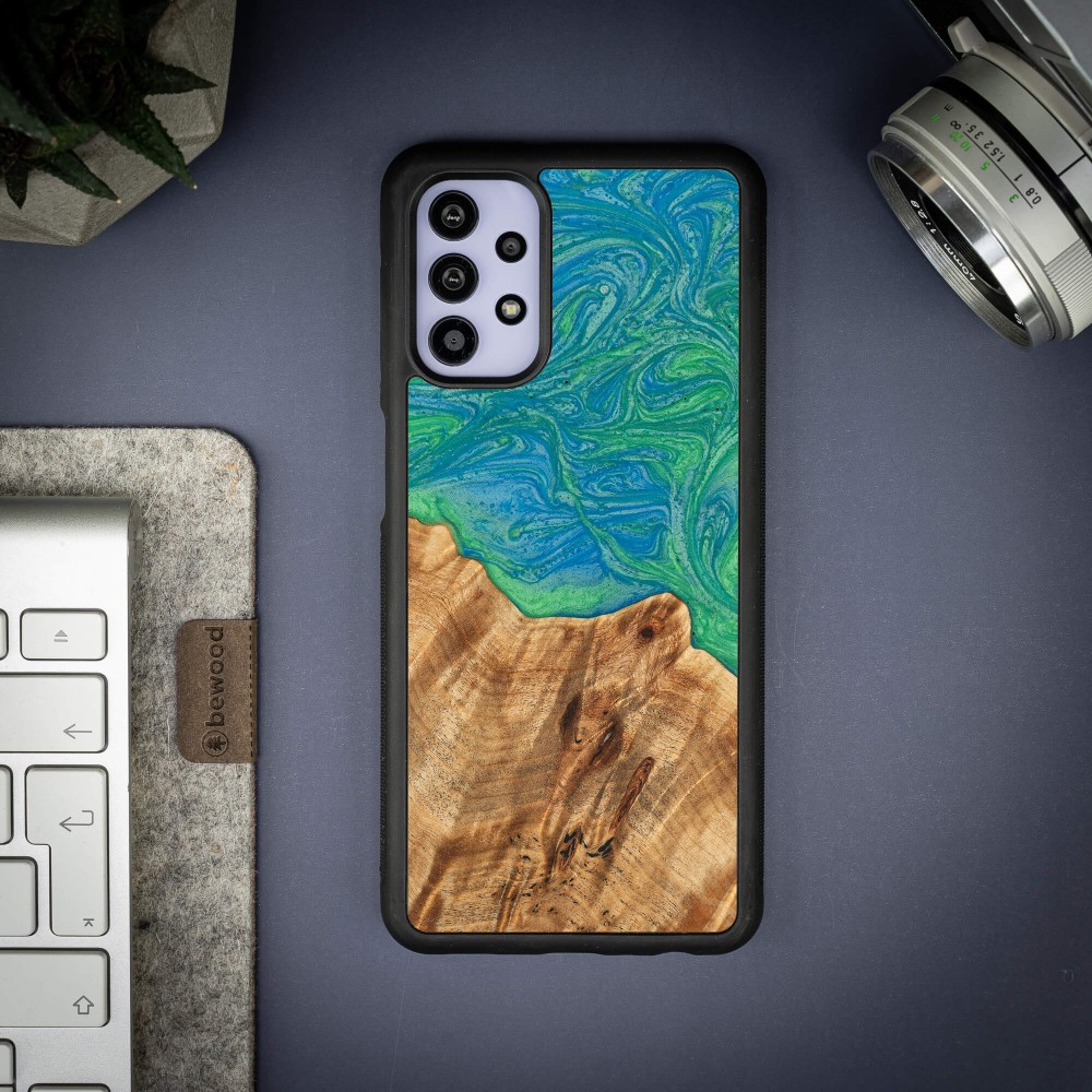 Etui Bewood Unique na Samsung Galaxy A32 5G - Neons - Tokyo (3)
