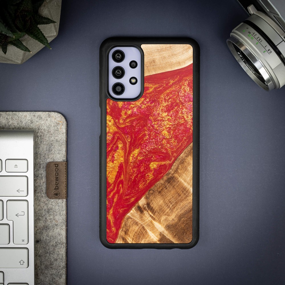 Etui Bewood Unique na Samsung Galaxy A32 5G - Neons - Paris (3)