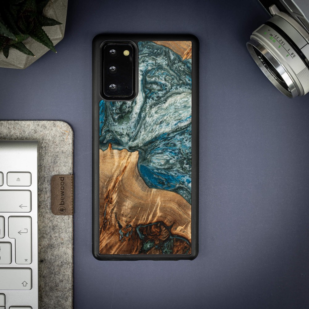 Etui Bewood Unique na Samsung Galaxy Note 20 - Planets - Ziemia (3)