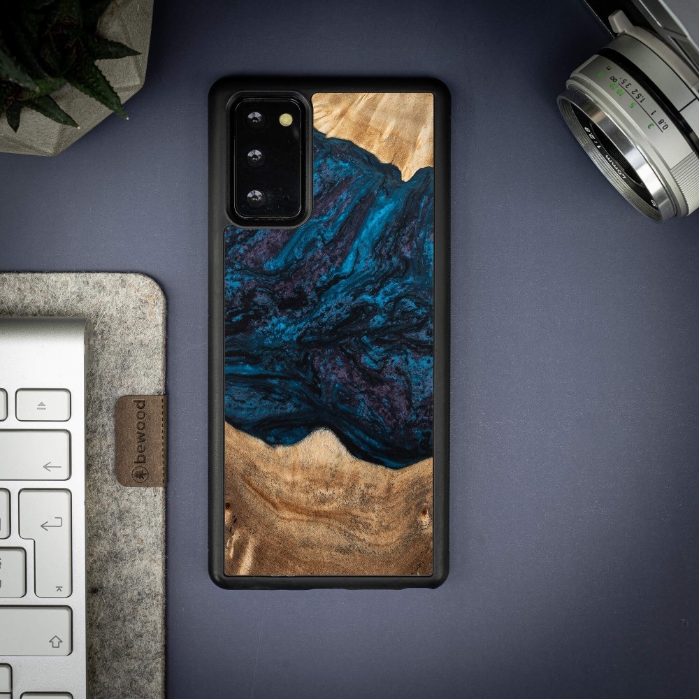Etui Bewood Unique na Samsung Galaxy Note 20 - Planets - Neptun (3)