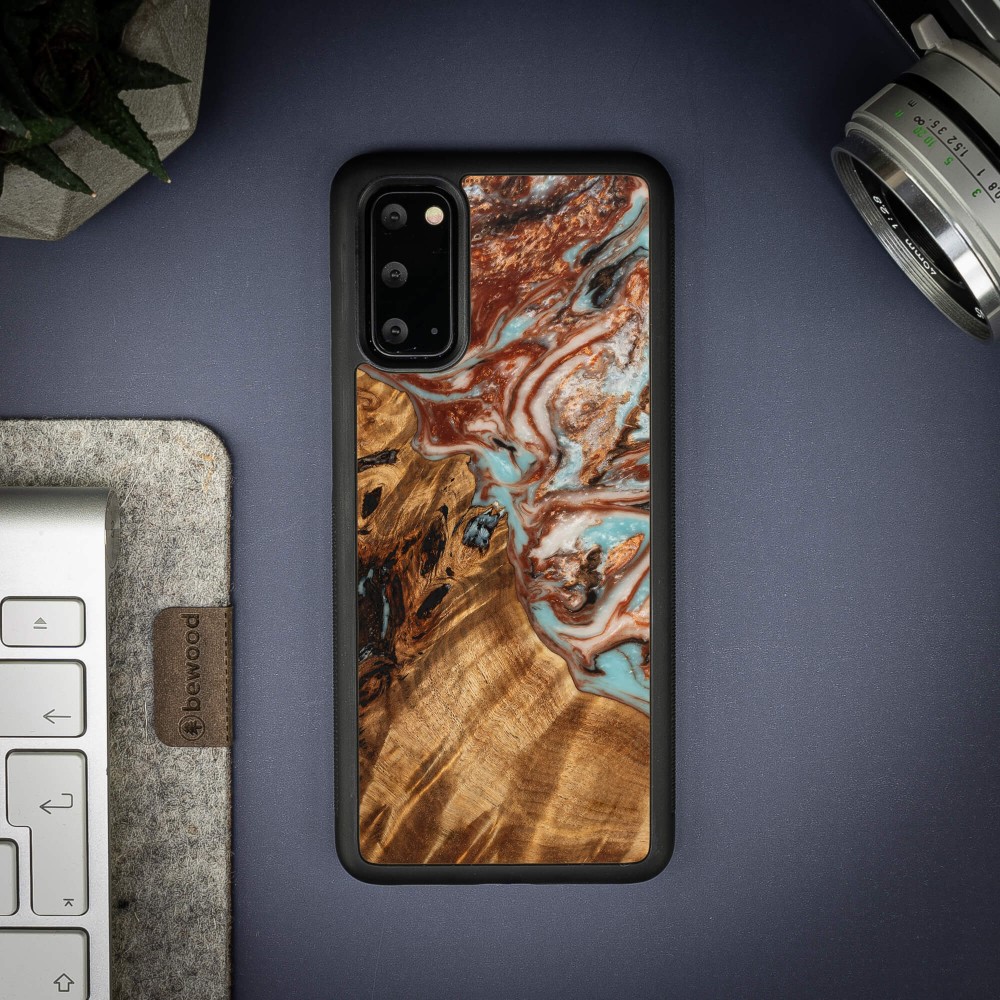 Etui Bewood Unique na Samsung Galaxy S20 - Planets - Jowisz (2)