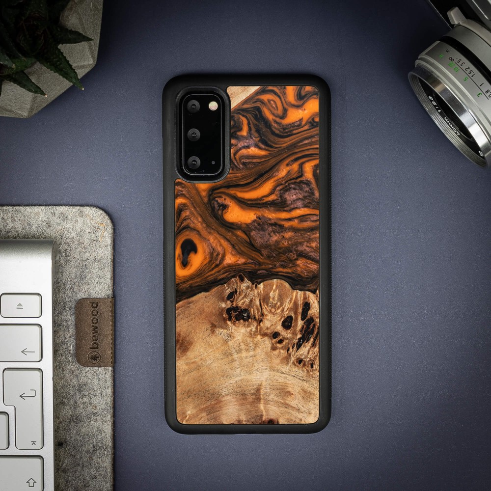 Etui Bewood Unique na Samsung Galaxy S20 - Orange (2)