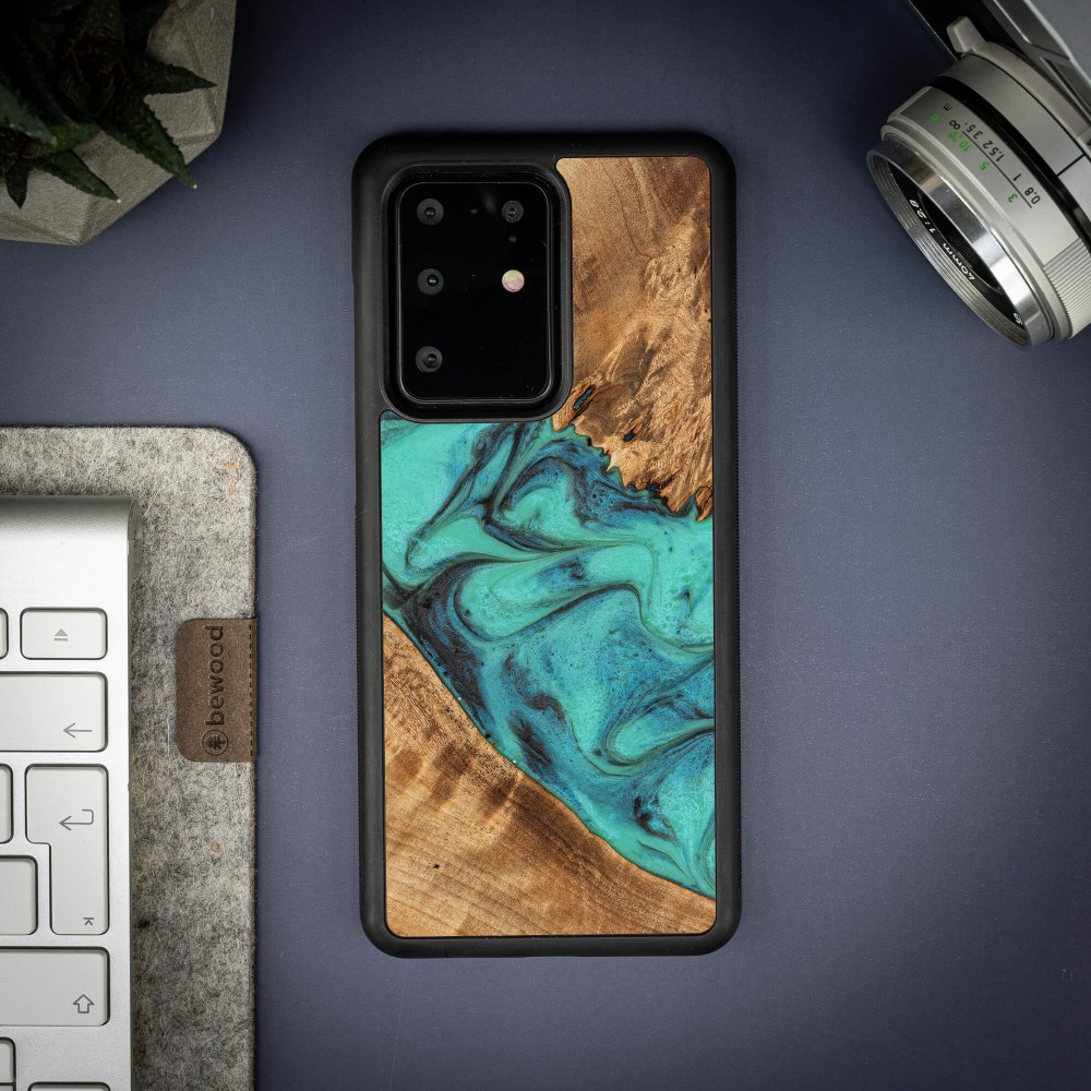 Etui Bewood Unique na Samsung Galaxy S20 Ultra - Turquoise (3)
