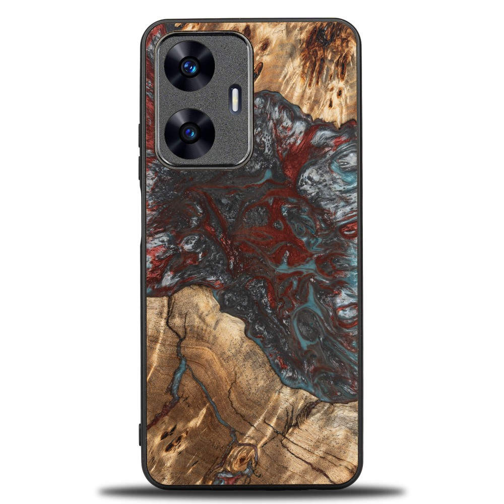 Etui Bewood Unique - Realme C55 - Planets - Pluton (1)