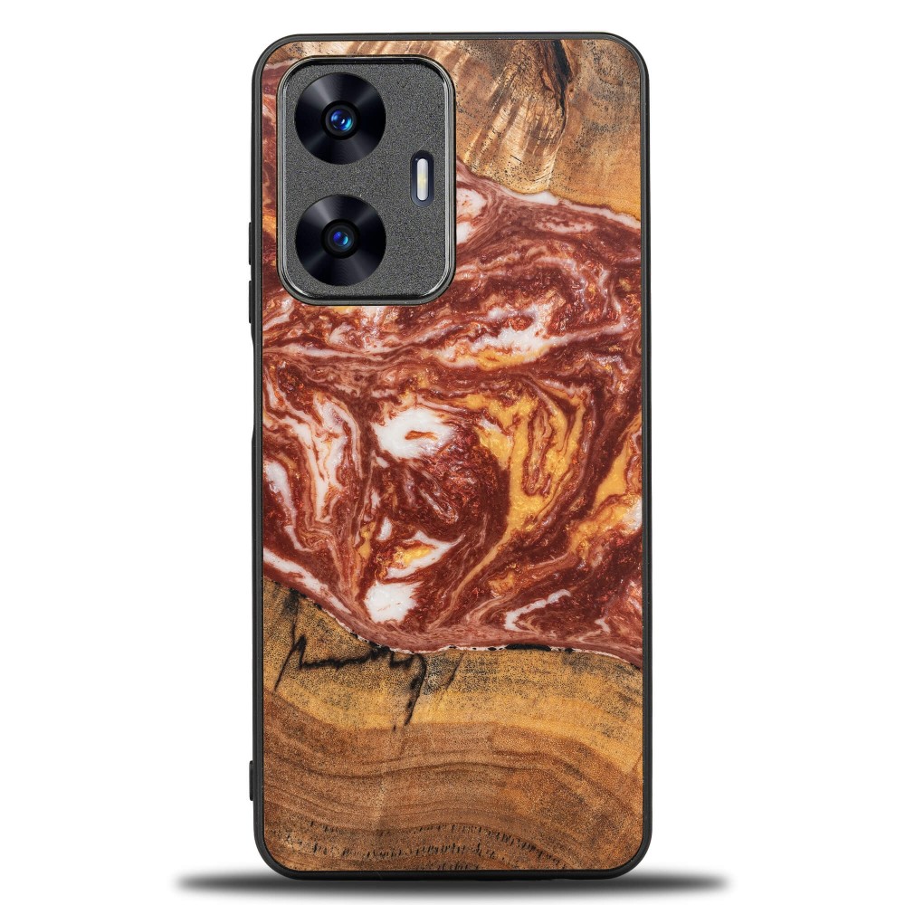 Etui Bewood Unique - Realme C55 - Planets - Mars (1)