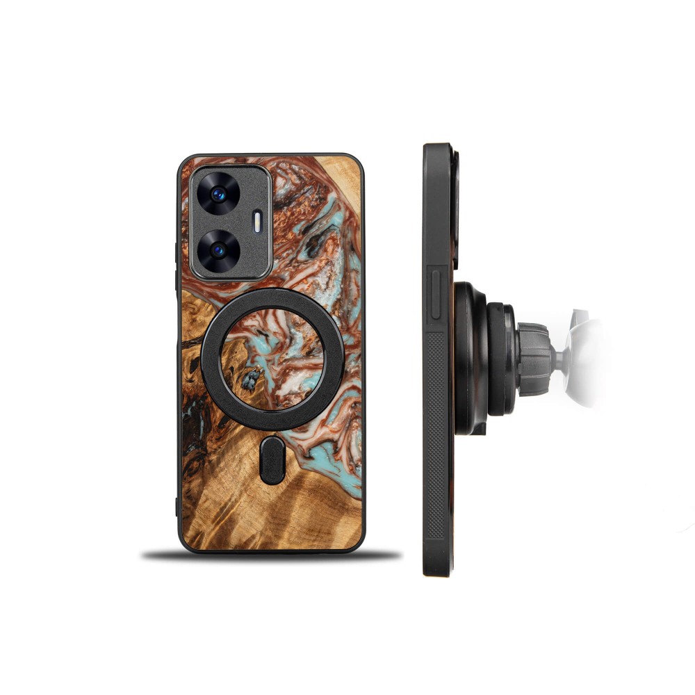 Etui Bewood Unique - Realme C55 - Planets - Jowisz (2)