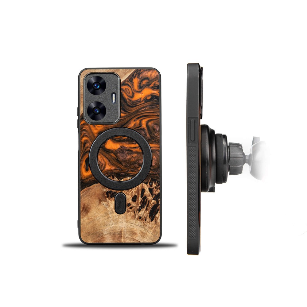 Etui Bewood Unique - Realme C55 - Orange (2)