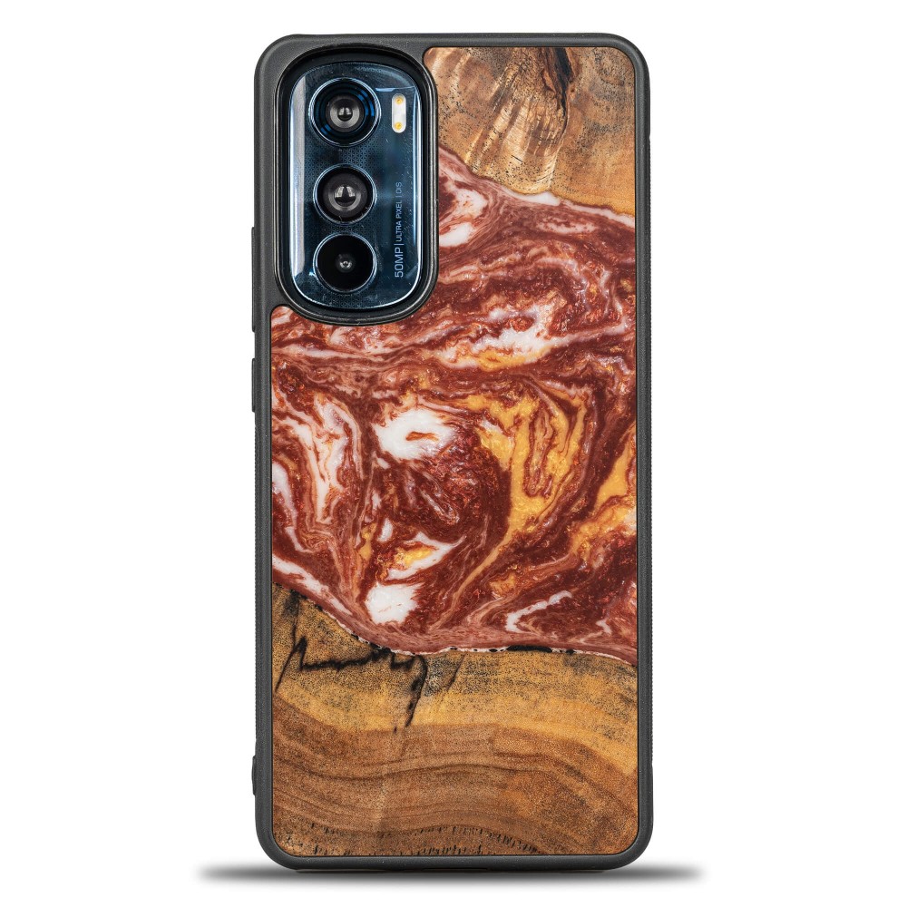 Etui Bewood Unique - Motorola Edge 30 - Planets - Mars (1)