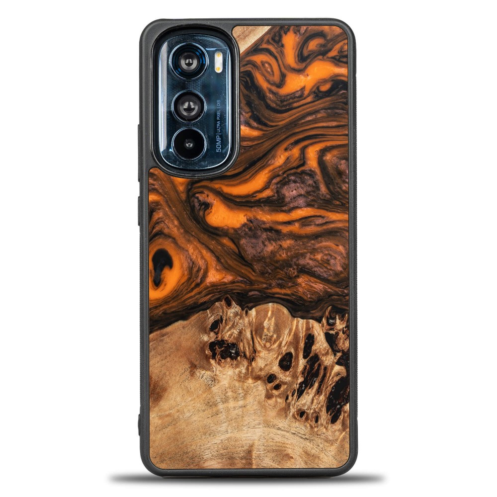 Etui Bewood Unique - Motorola Edge 30 - Orange (1)