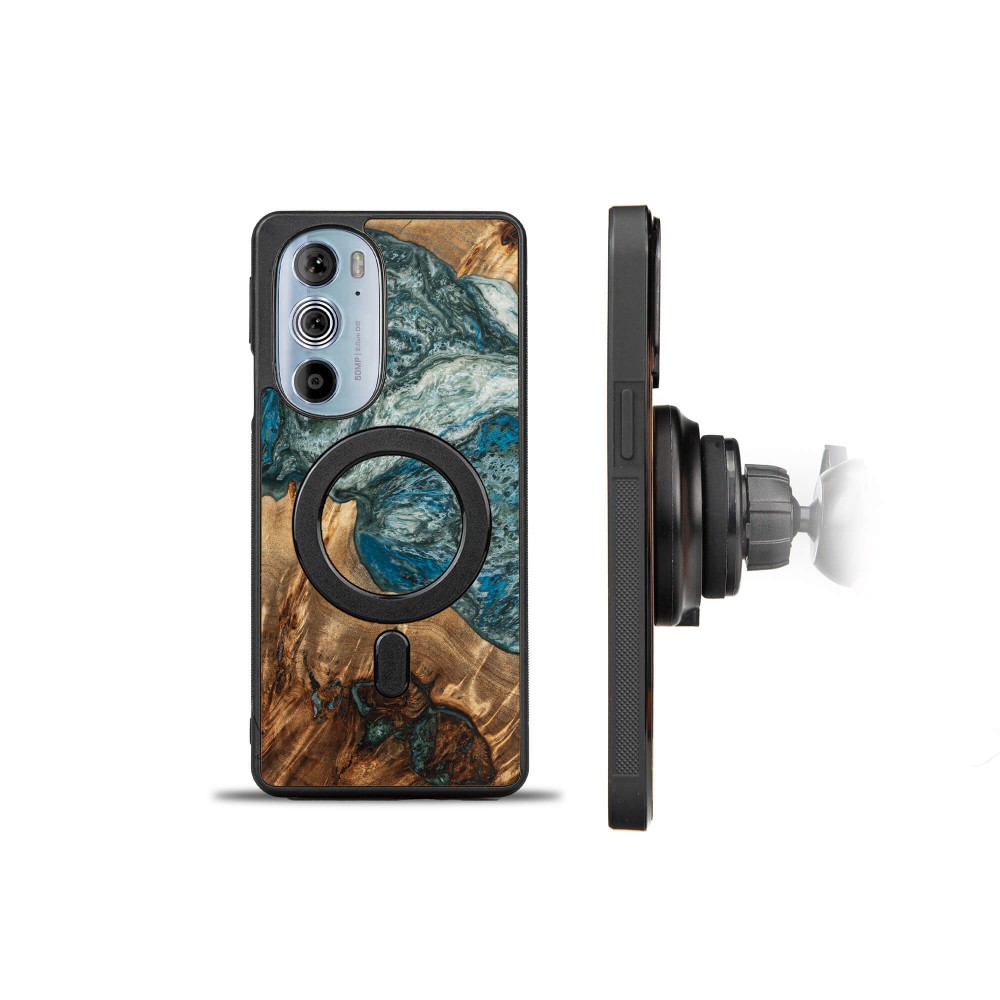 Etui Bewood Unique - Motorola Edge 30 Pro - Planets - Ziemia (2)