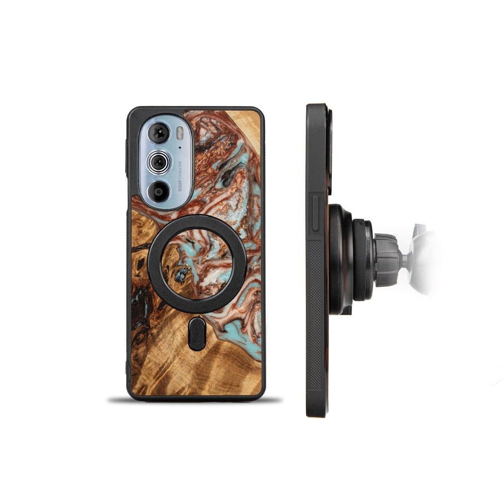 Etui Bewood Unique - Motorola Edge 30 Pro - Planets - Jowisz (2)